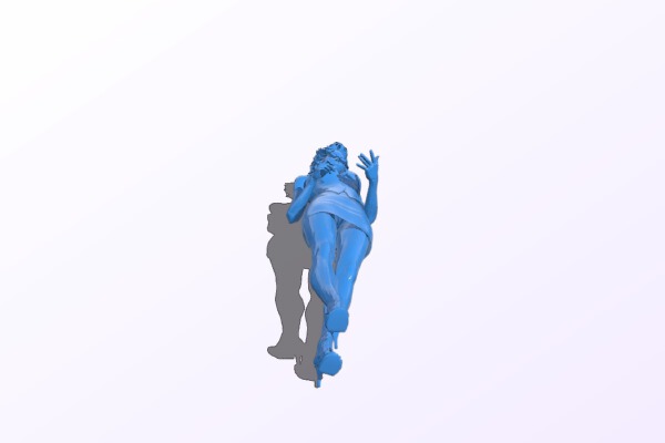 Female accountant | 3d print model