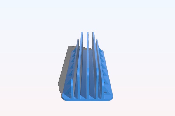 Dual MacBook vertical laptop stand | 3d print model