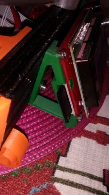 LCD mount_support for Kossel Mini | 3d print model