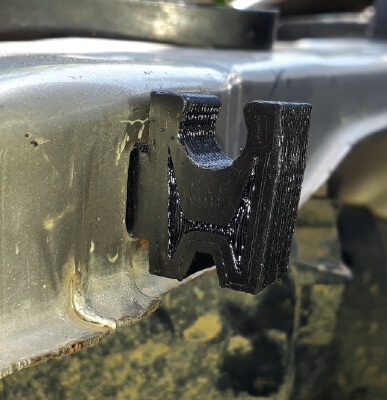 Honda CRV hood support clip | 3d print model