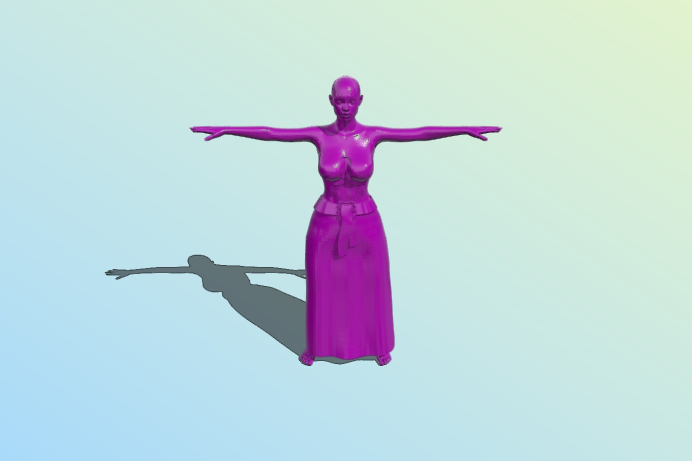 Belly dancer model
