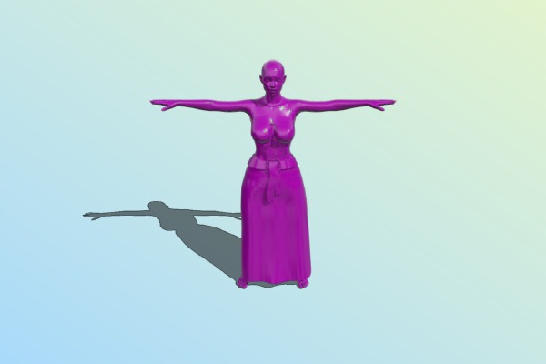 Belly dancer model | 3d print model