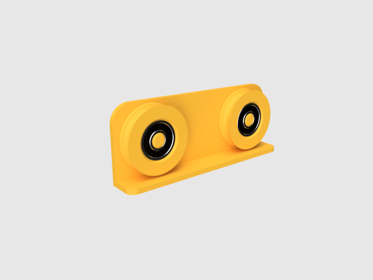 Vertical stand spool holder vitamined with ball bearings (608 or others) | 3d print model