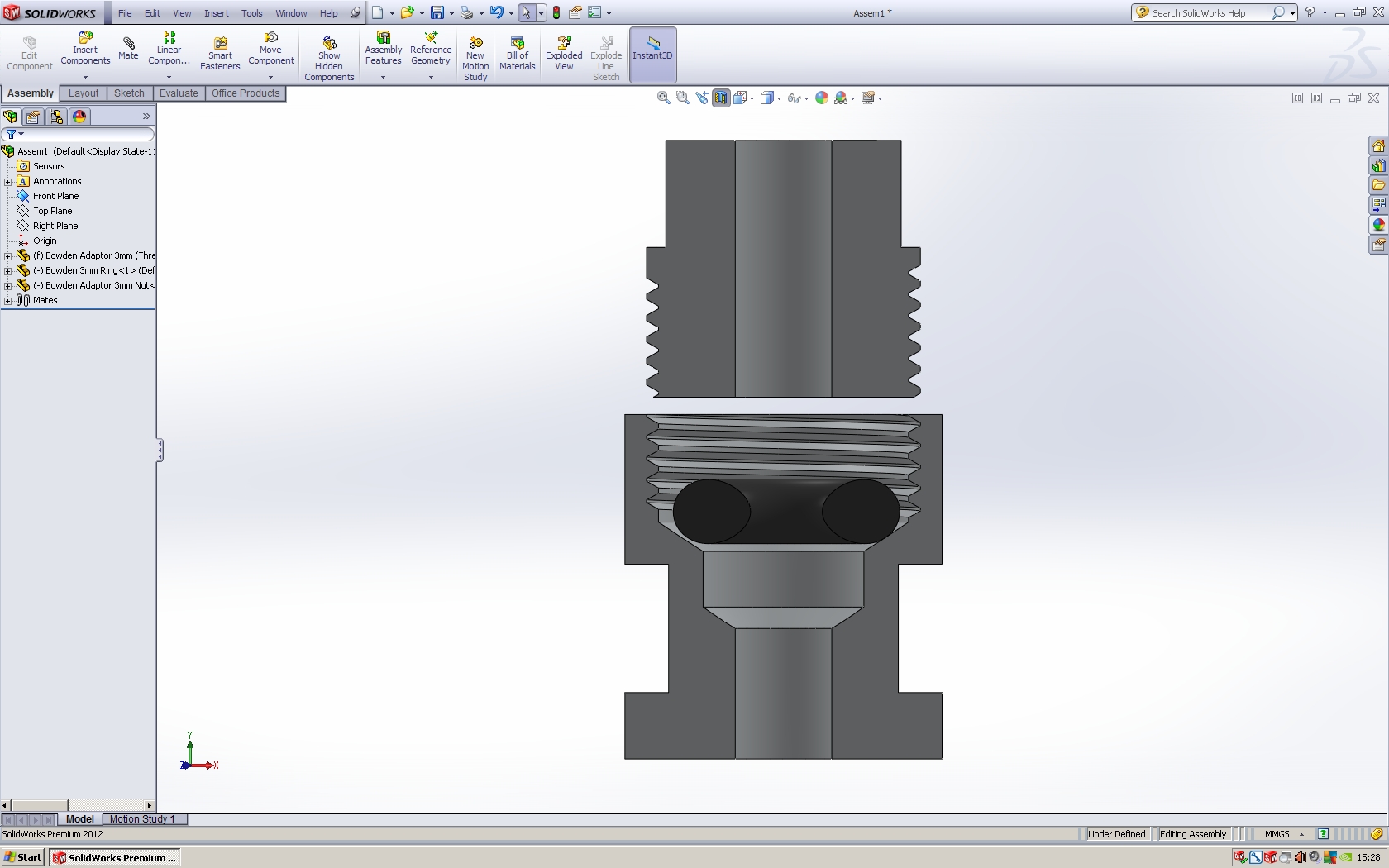 Bowden Adaptor Threaded Conversion
