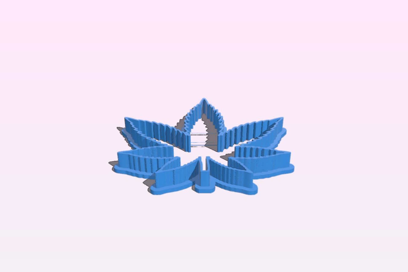 Cannabis Cookie Cutter Fixed for FDM Printing