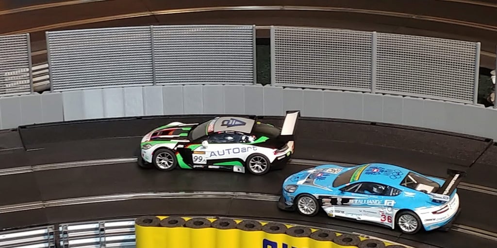 Slot Car Crash Wall and Fence