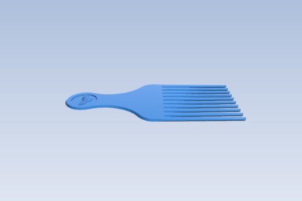 Wonder Woman Comb | 3d print model