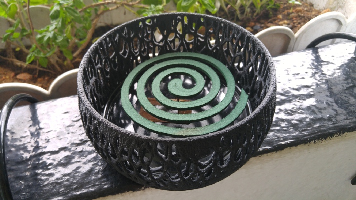 Voronoi Mosquito Coil Holder | 3d print model