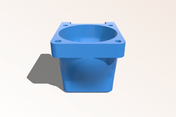 BPS Extruder Adapter Fan Mount 2x | 3d print model