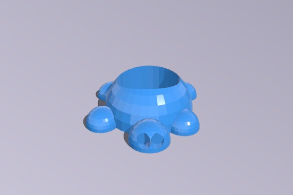 Turtle Pot | 3d print model