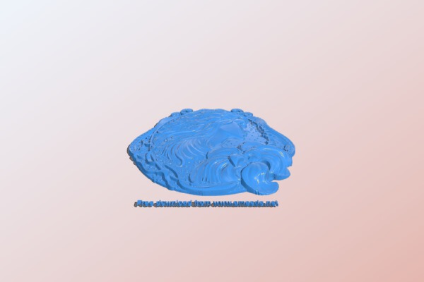 Young woman | 3d print model