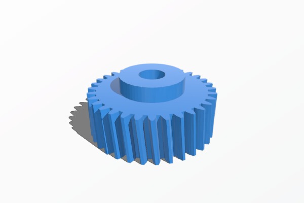 Helical Drive Gear for Garage Door | 3d print model