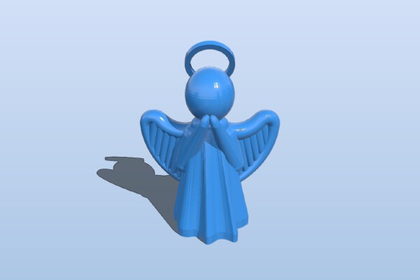 Angel tea light | 3d print model