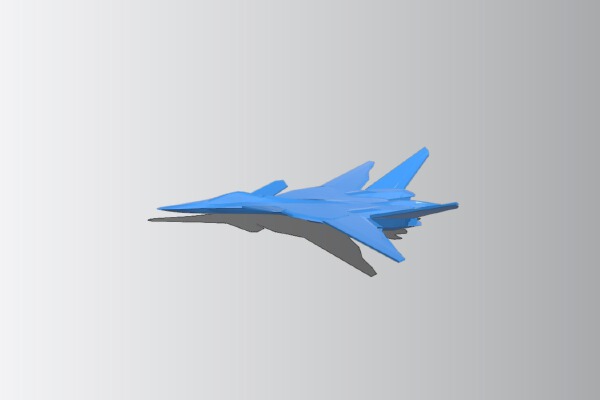 Aircraft XFA-27 | 3d print model