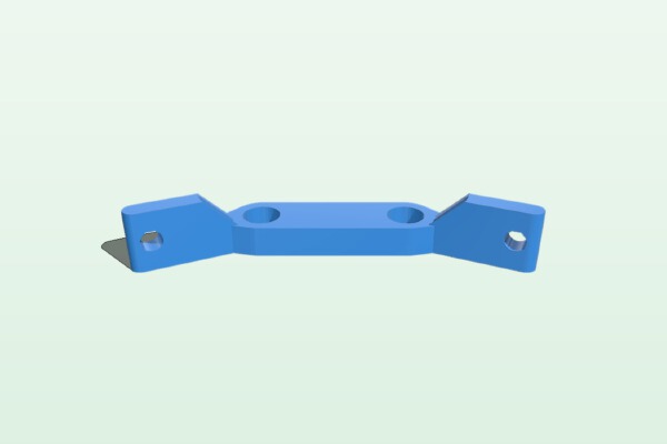 Prusa i3 Direct Drive Bowden Extruder Fan Bracket | 3d print model