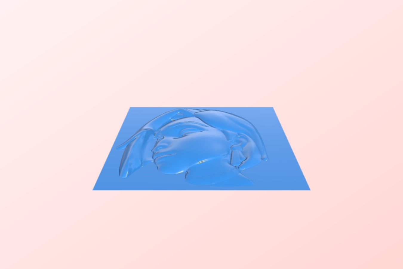 Short hair girl head A007049 download free stl files 3d model for CNC wood