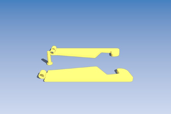 Folding phone stand | 3d print model