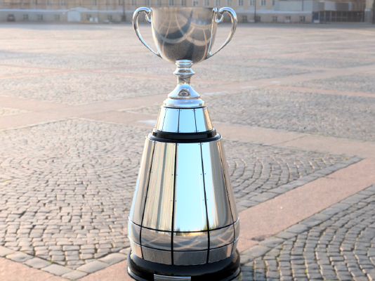 Grey Cup Trophy - Chalice and 3rd Base | 3d print model