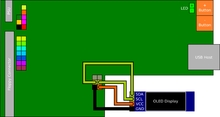 Amiga CDTV Gotek USB disk drive emulator base | 3d print model