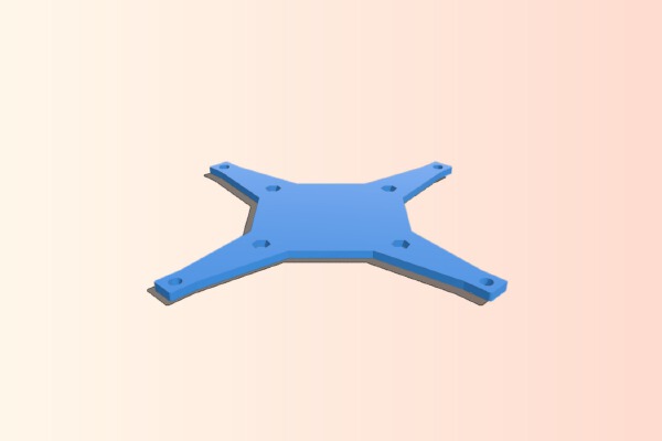 VESA Adapter 50 to 100 (Thin edition) | 3d print model