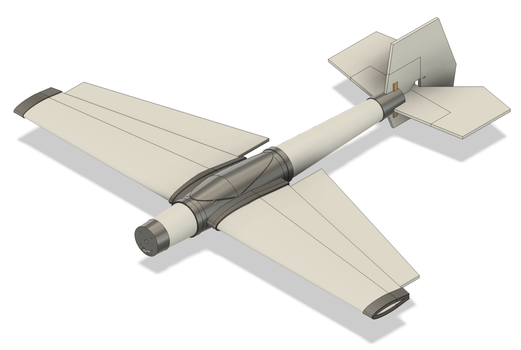 3D printed foamboard RC aerobatic plane