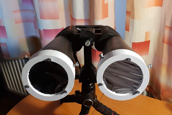 Solar Filter for  Binoculars 15x70 or 20x80 and  10x50 | 3d print model