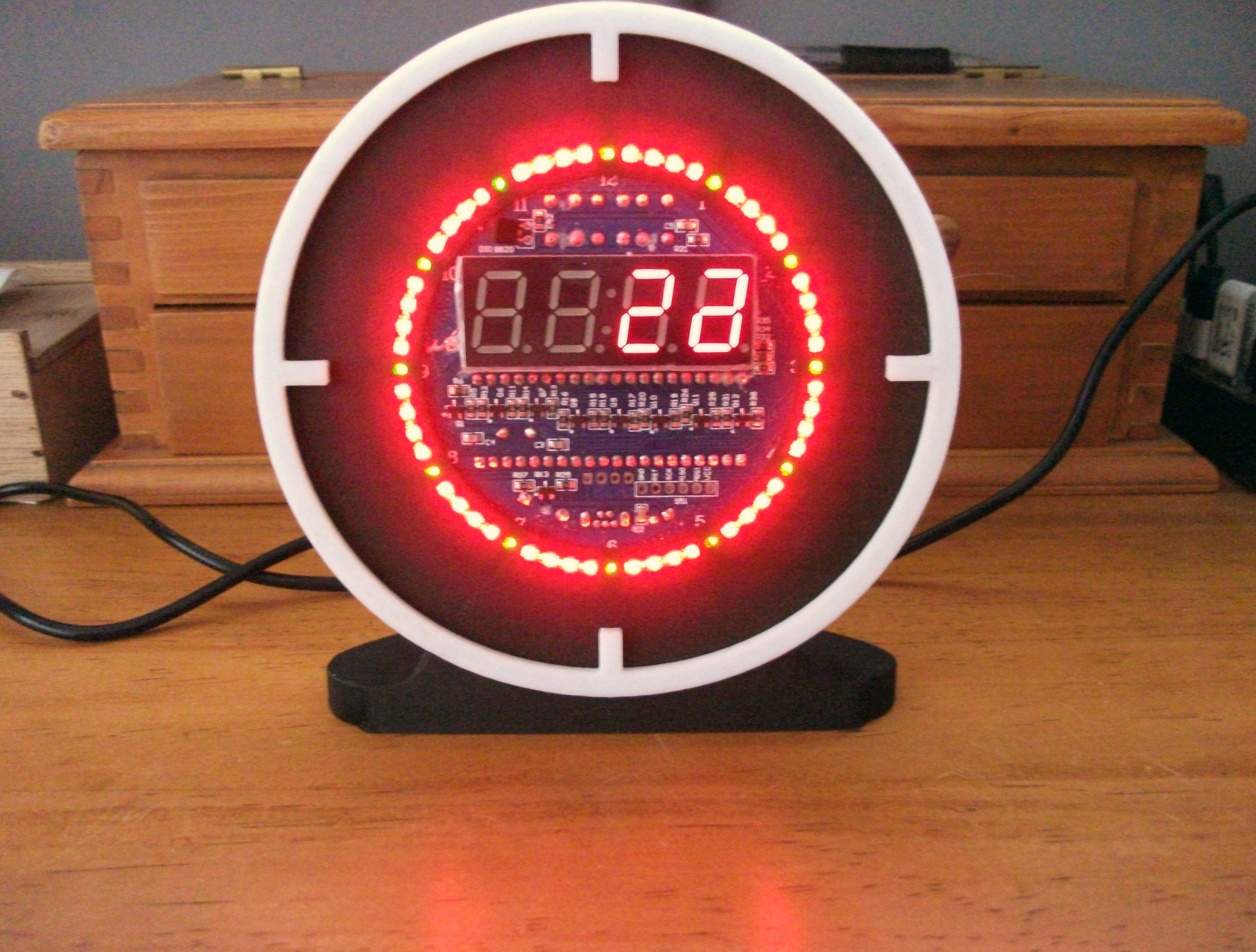 DS1302 Rotating LED Clock Module Housing (Modular... Sort of!)