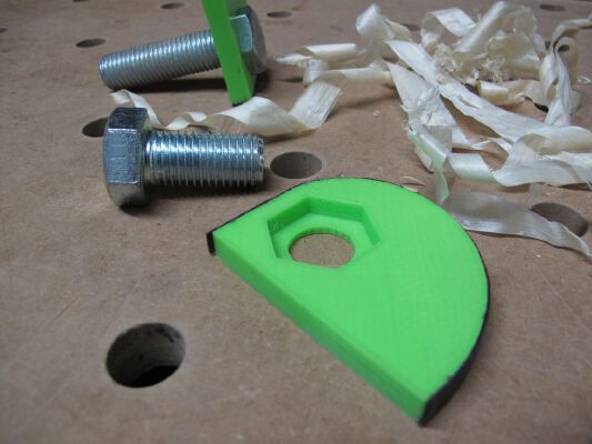 Golden Spiral Cam Clamp | 3d print model