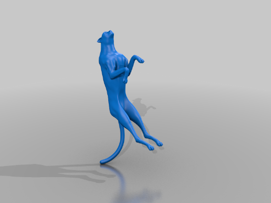 Cheetah with stand | 3d print model