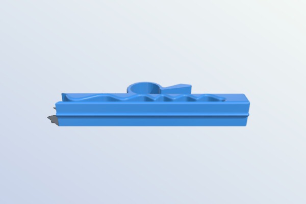 Daypack hydration tube clip | 3d print model