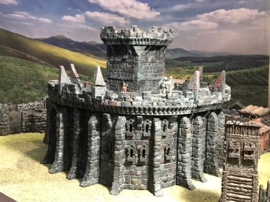 Castle Wall Sample- 48 Hours Left! Kickstarter Live & Funded | 3d print model