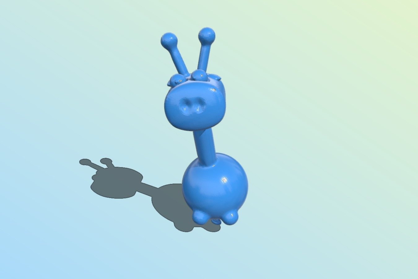 Balloon giraffe