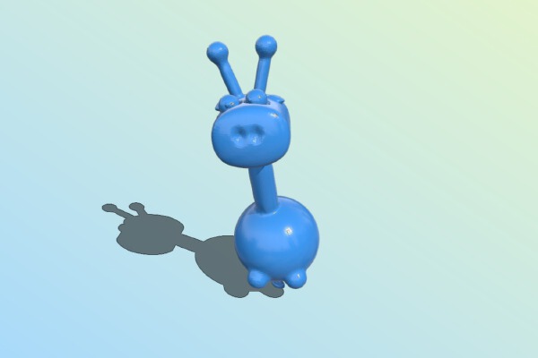 Balloon giraffe | 3d print model
