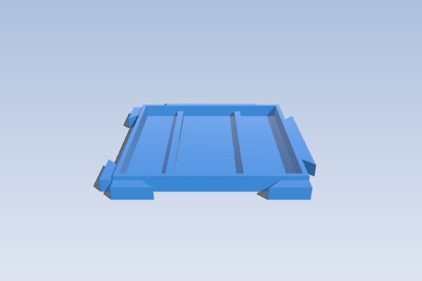 Forbidden Island interlocking card plate | 3d print model