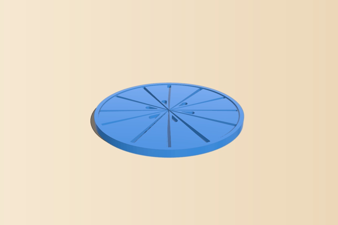 Citrus Slice Coaster