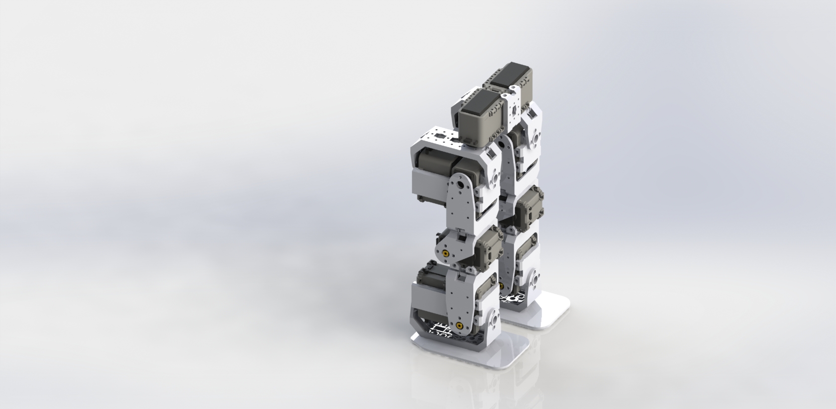 Modified bioloid brackets