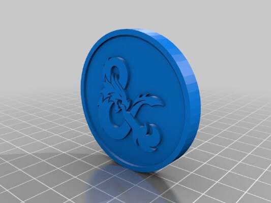 D&D Inspiration Token_Coin | 3d print model