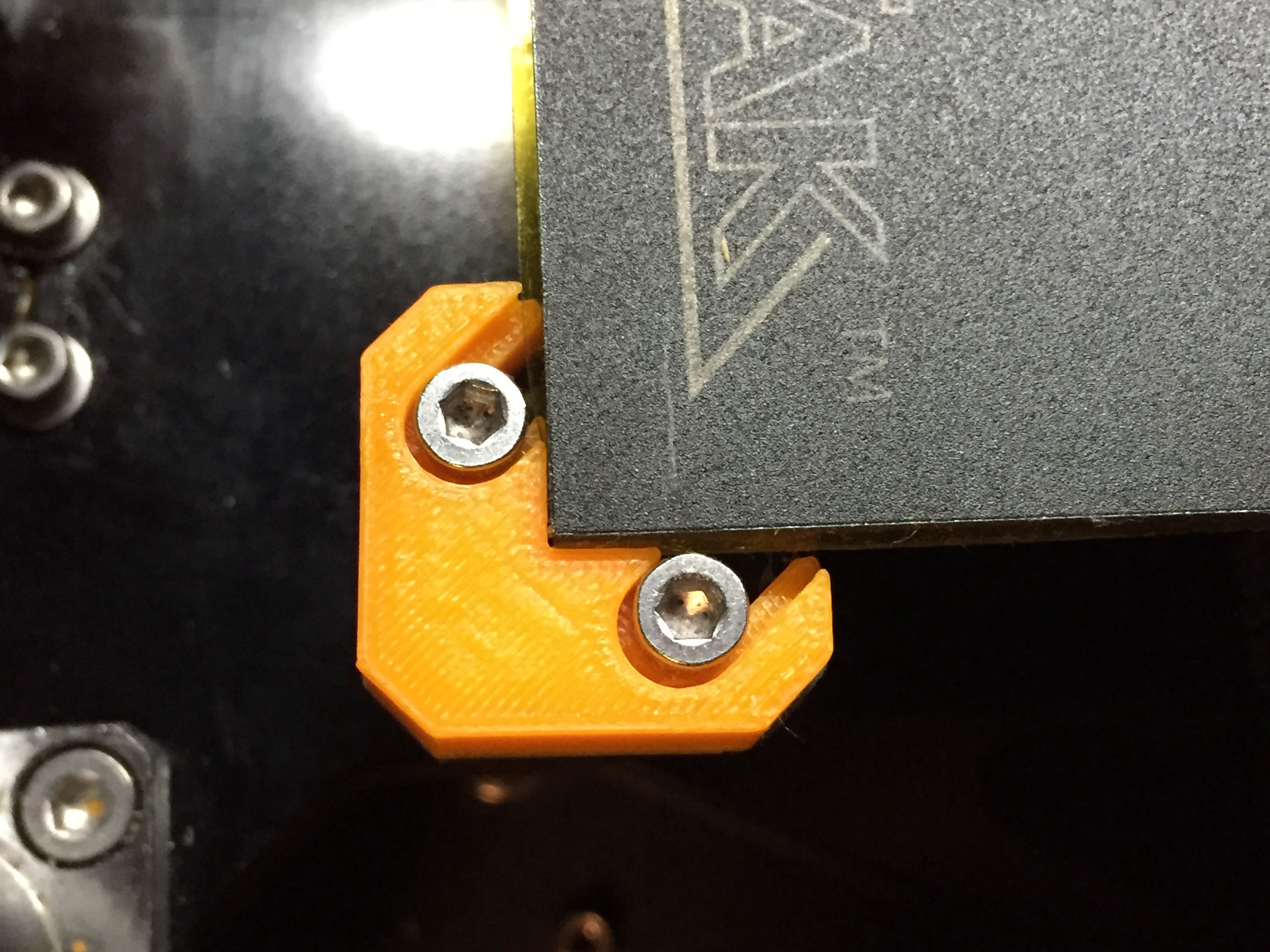 Printbed Bracket for MakerGear M2