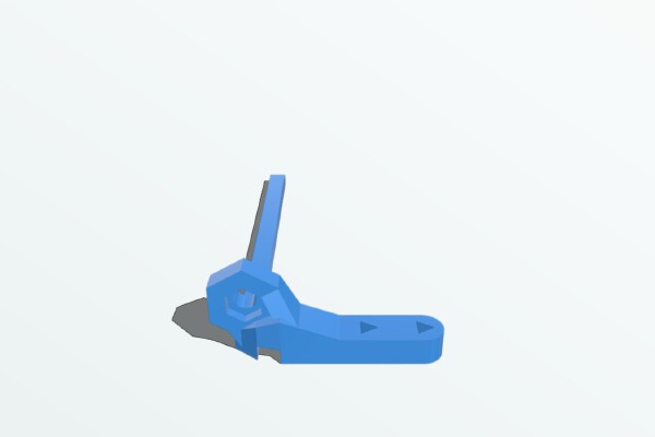 Improved Mendel90 Z-min endstop holder | 3d print model