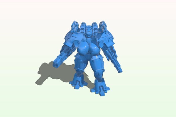 Robot WarMommy | 3d print model
