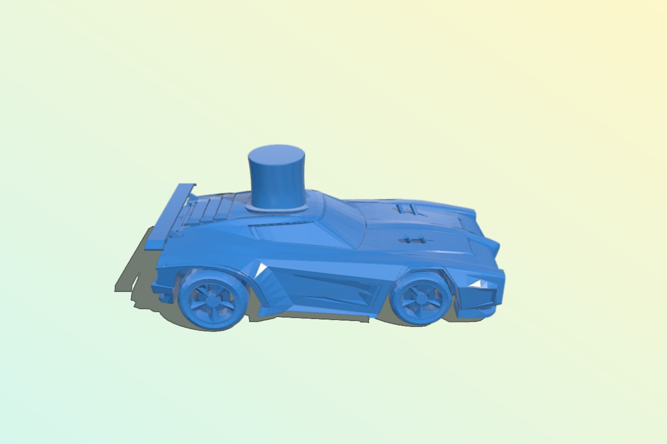Car in hat