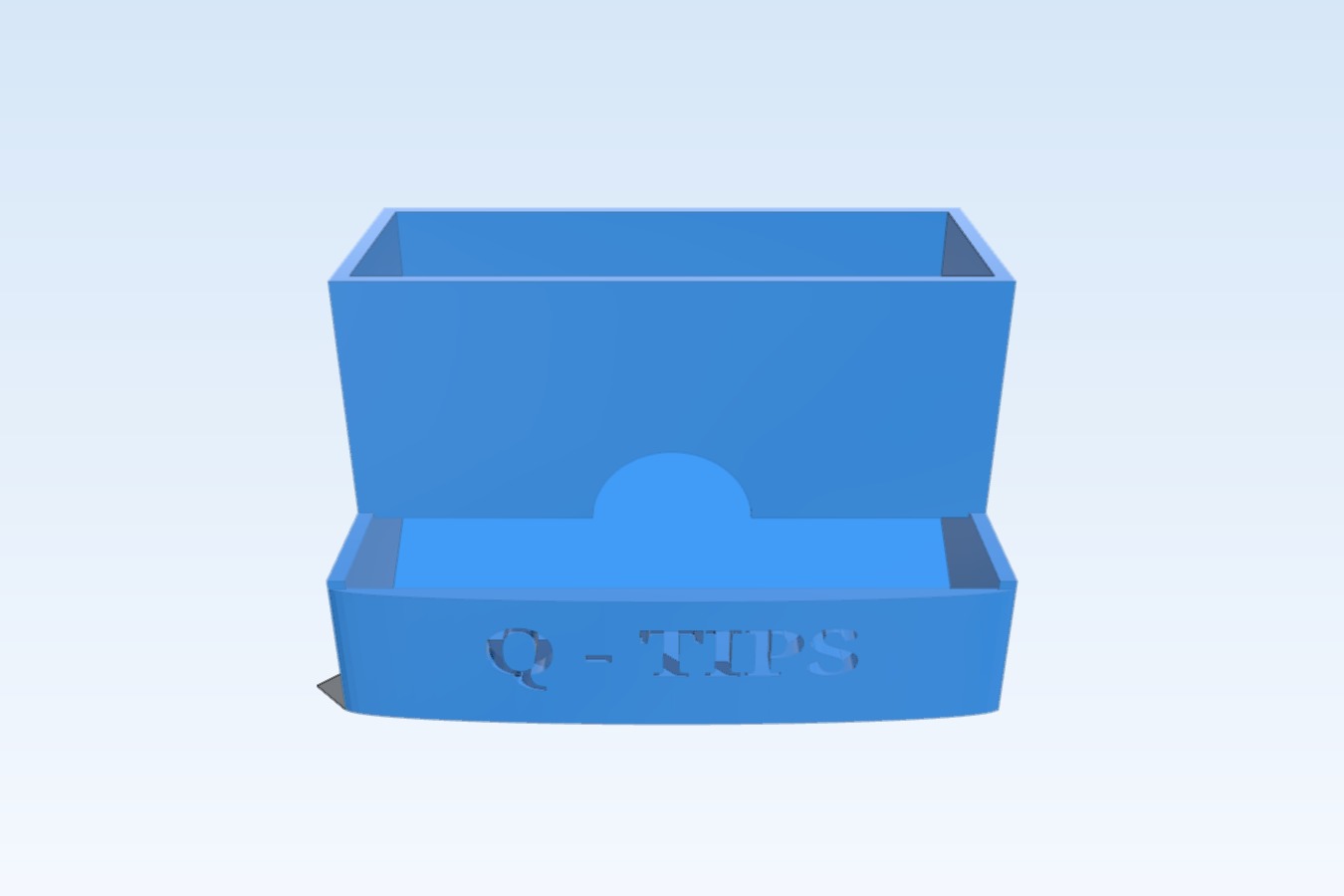 Q-Tip Dispenser Box