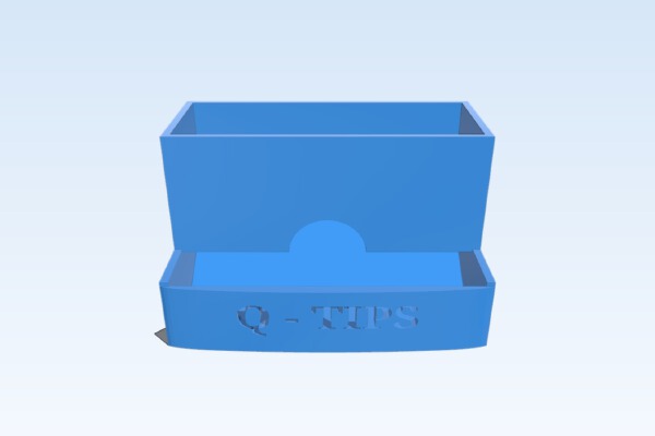 Q-Tip Dispenser Box | 3d print model