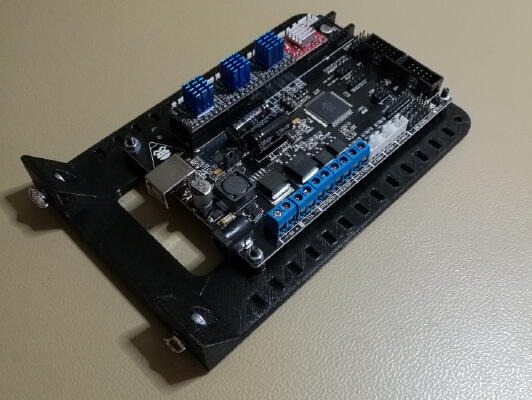 Anycubic Kossel lower Trigorilla board mount | 3d print model