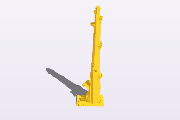 Minecraft Tower | 3d print model