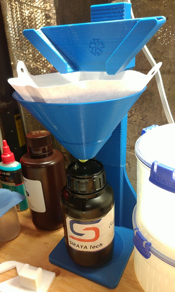 XL Funnel for Adjustable height resin vat drainer