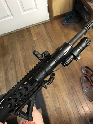Compact flashlight mount picatinny rail | 3d print model