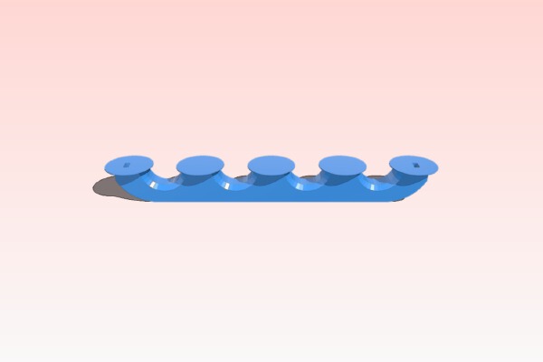 Half-Inch hose management clamshell | 3d print model