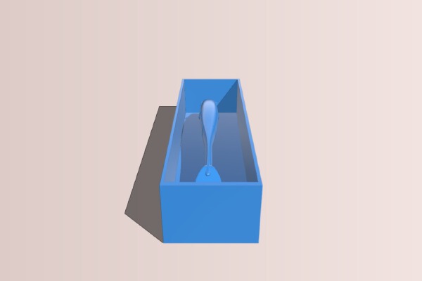 single bait for silicon mold | 3d print model