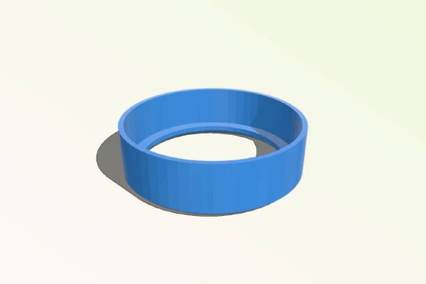 SF 6P cover ring | 3d print model